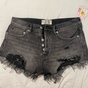 Free people black shorts!